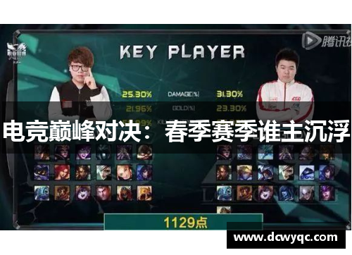 电竞巅峰对决：春季赛季谁主沉浮